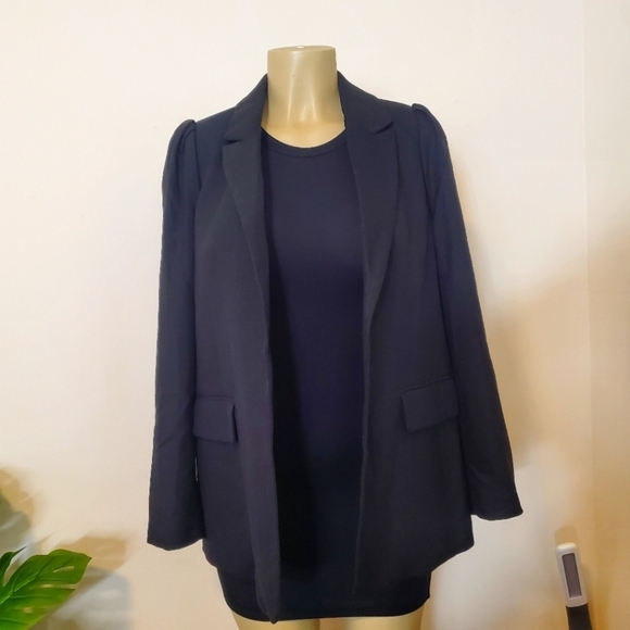 Black Career Blazer Jacket Size Small NWT Business Office - Picture 2 of 11